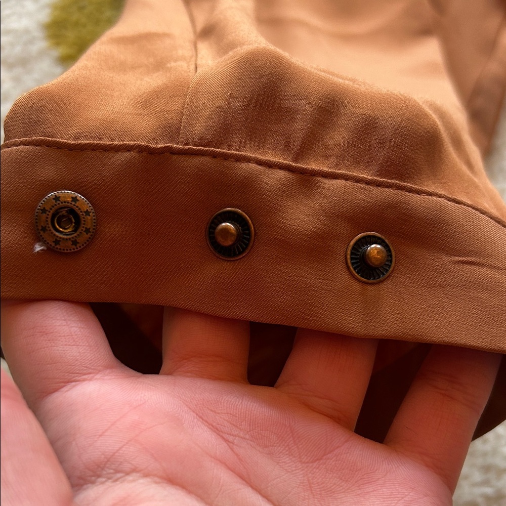 Annabelle Copper Button-Up Top - Picture 5 of 6